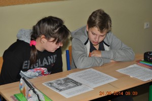žáci ZŠ Zdíkov při čtení o rekord